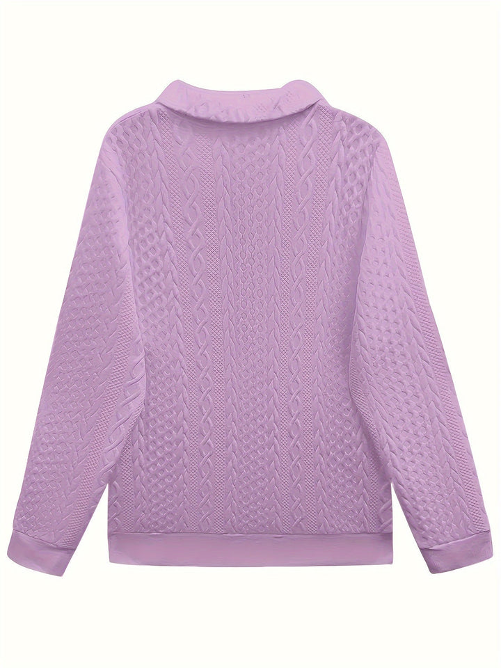 Hallie | Elegant Zipper Sweatshirt
