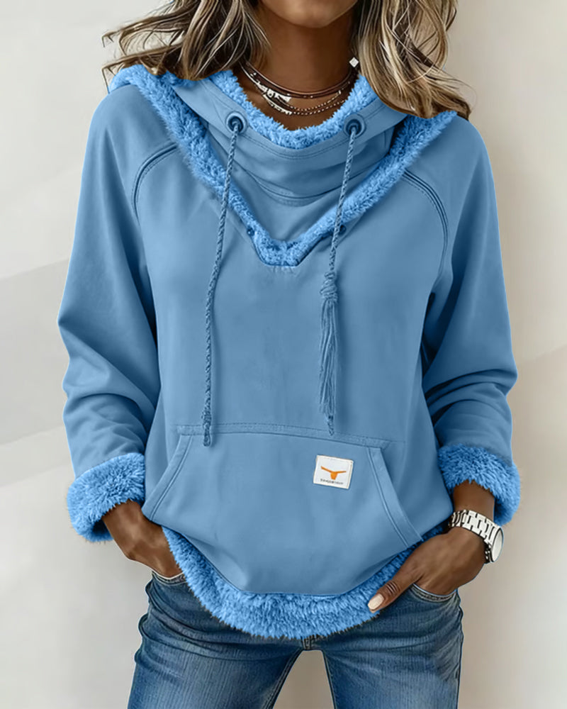 Hadley | Patchwork Pocket Hoodie