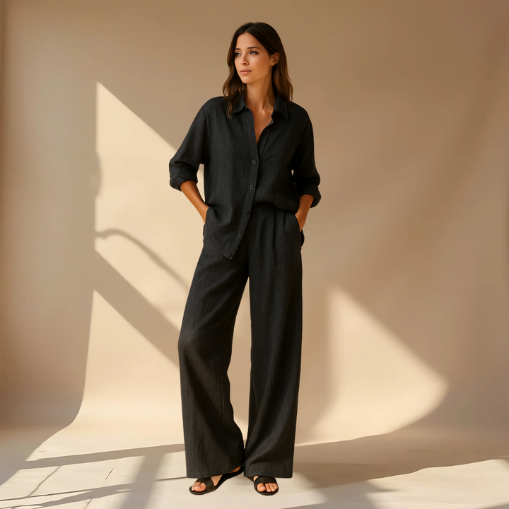 Ashley Shirt And Pants 2-Piece Set