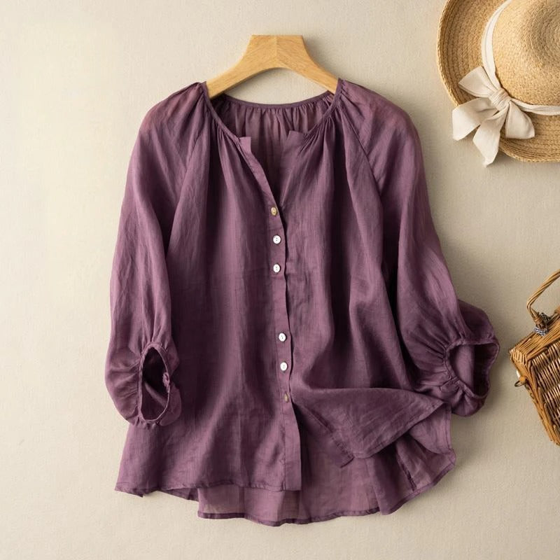 Alina | Linen Blouse