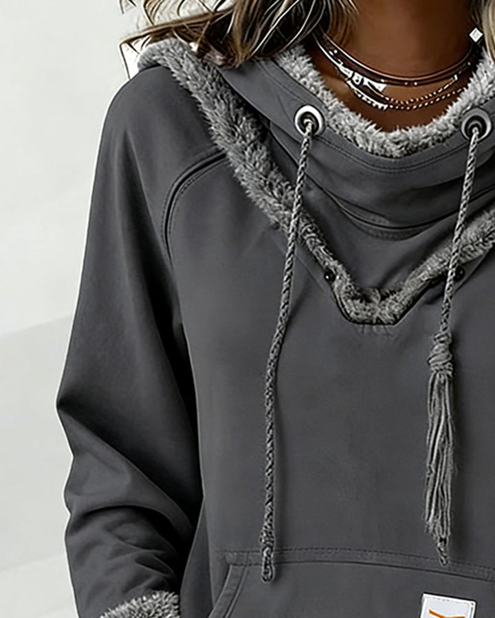 Hadley | Patchwork Pocket Hoodie