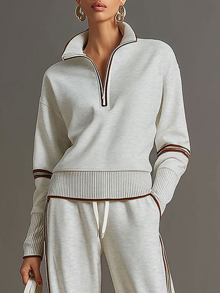 Amelie | Contrast Trim Lounge Set