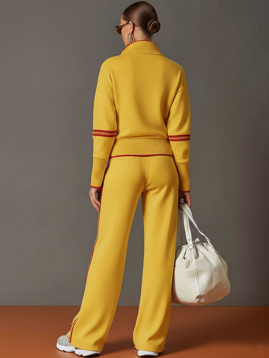 Amelie | Contrast Trim Lounge Set