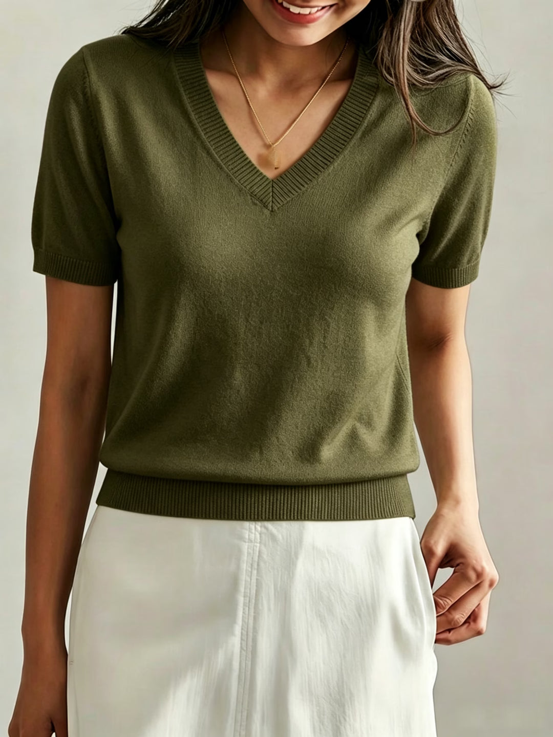 Cecily | Relaxed Short Sleeve Top