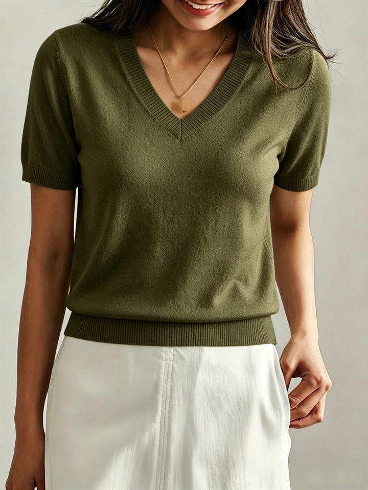 Cecily | Relaxed Short Sleeve Top