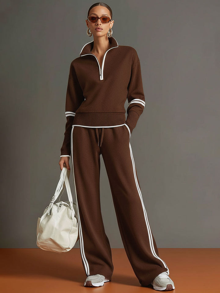 Amelie | Contrast Trim Lounge Set