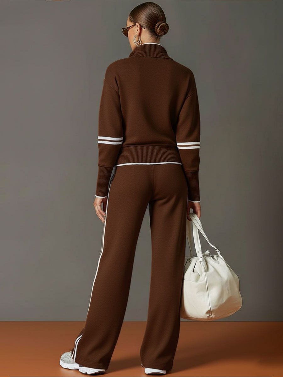Amelie | Contrast Trim Lounge Set