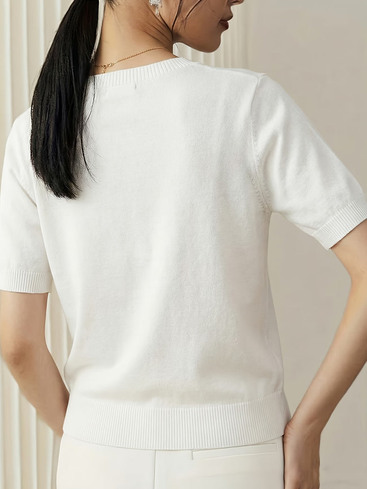 Cecily | Relaxed Short Sleeve Top