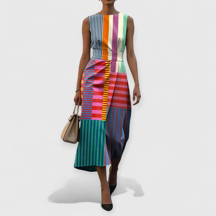 Tiana | Premium Floral Sleeveless Dress