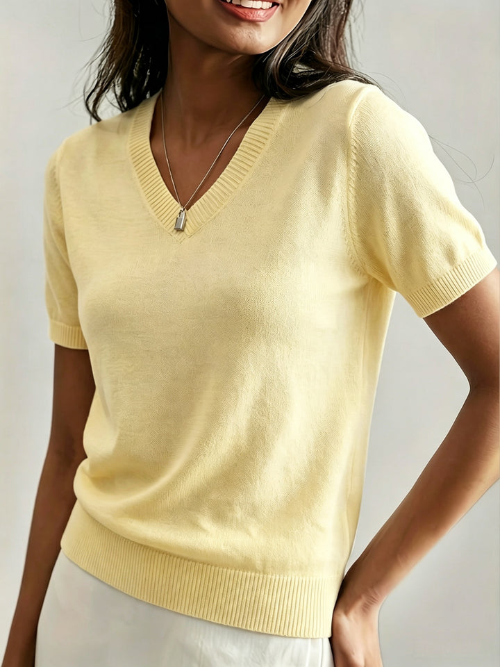 Cecily | Relaxed Short Sleeve Top