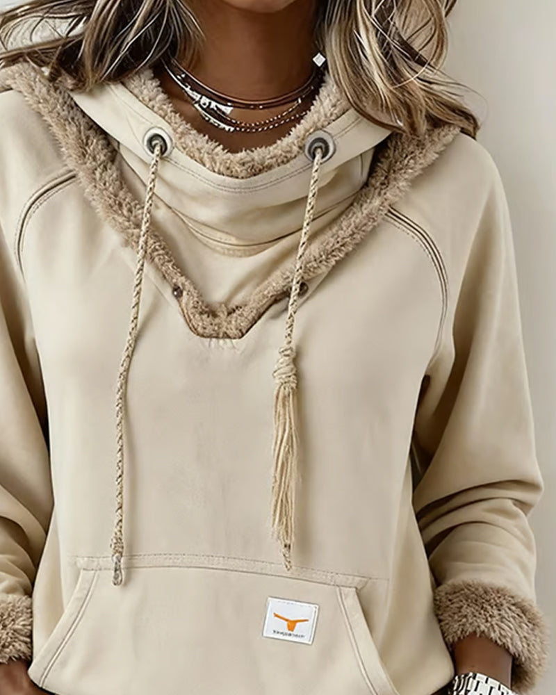 Hadley | Patchwork Pocket Hoodie
