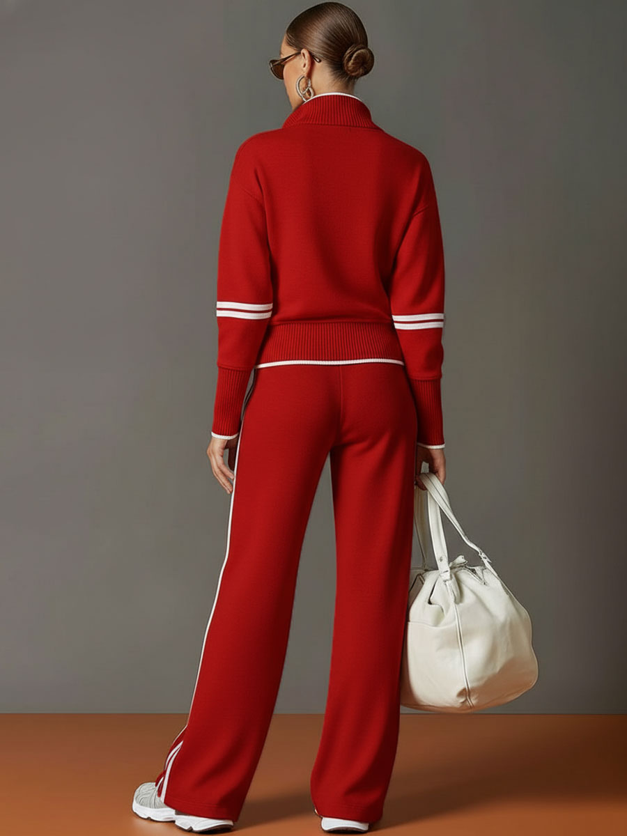 Amelie | Contrast Trim Lounge Set