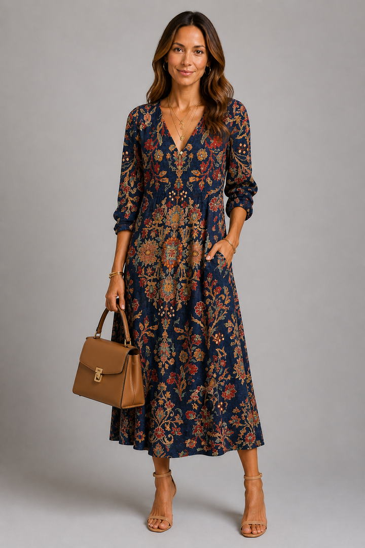 Fall Blossom Dress