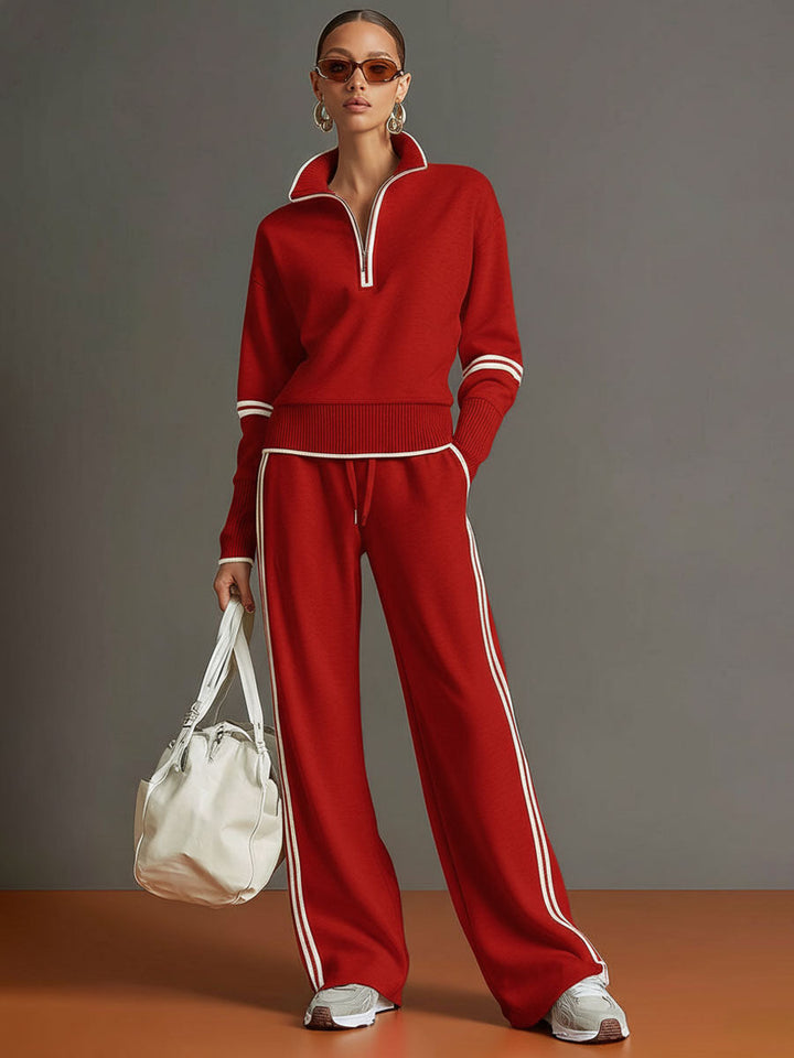 Amelie | Contrast Trim Lounge Set