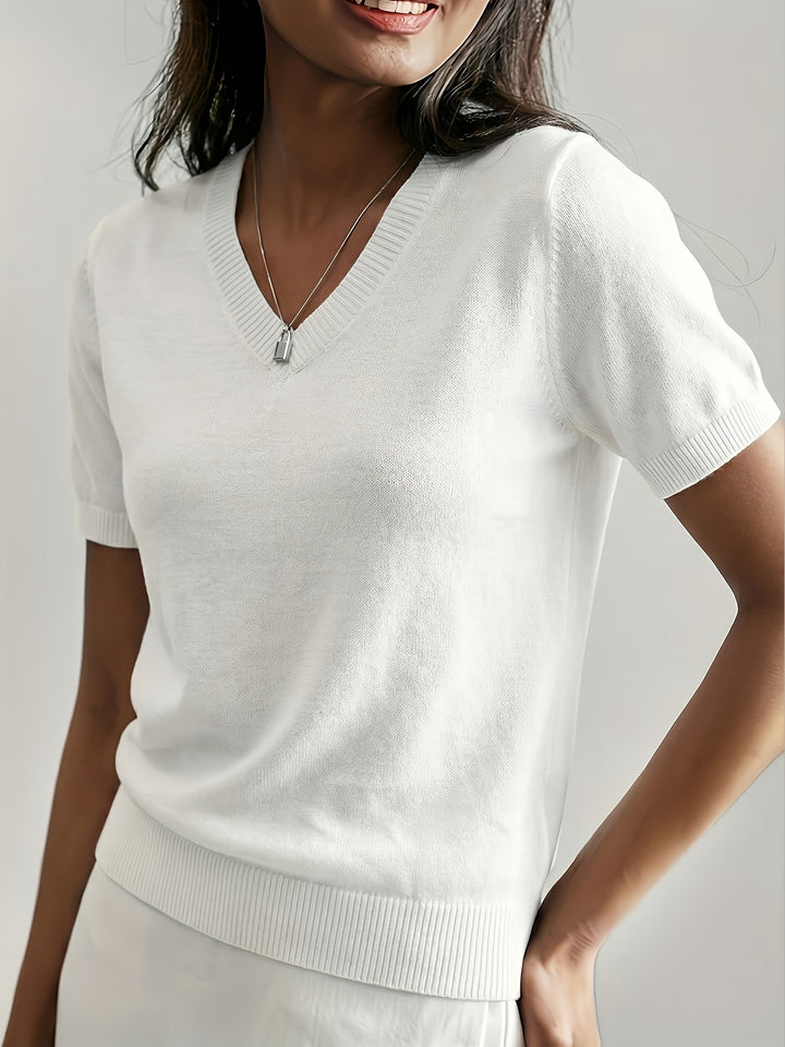Cecily | Relaxed Short Sleeve Top