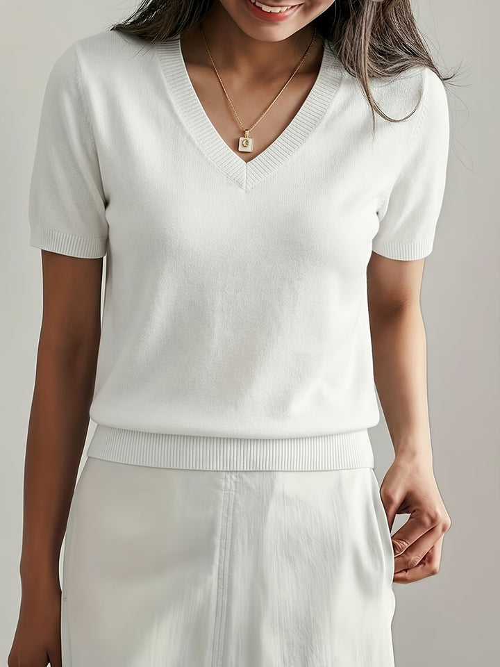 Cecily | Relaxed Short Sleeve Top