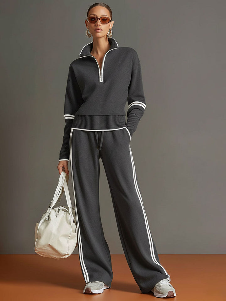 Amelie | Contrast Trim Lounge Set