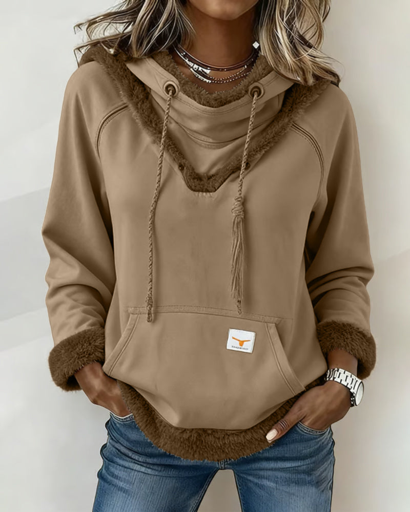 Hadley | Patchwork Pocket Hoodie