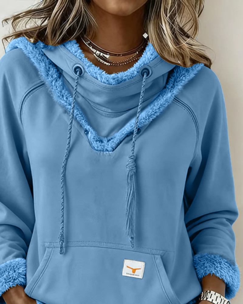 Hadley | Patchwork Pocket Hoodie
