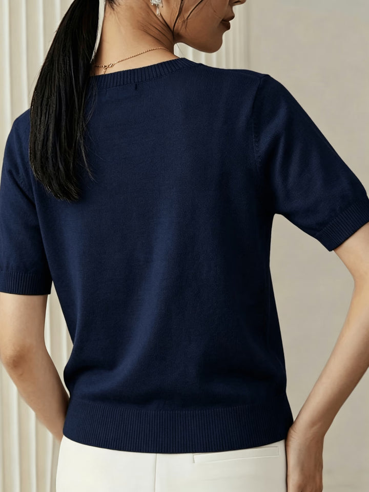 Cecily | Relaxed Short Sleeve Top