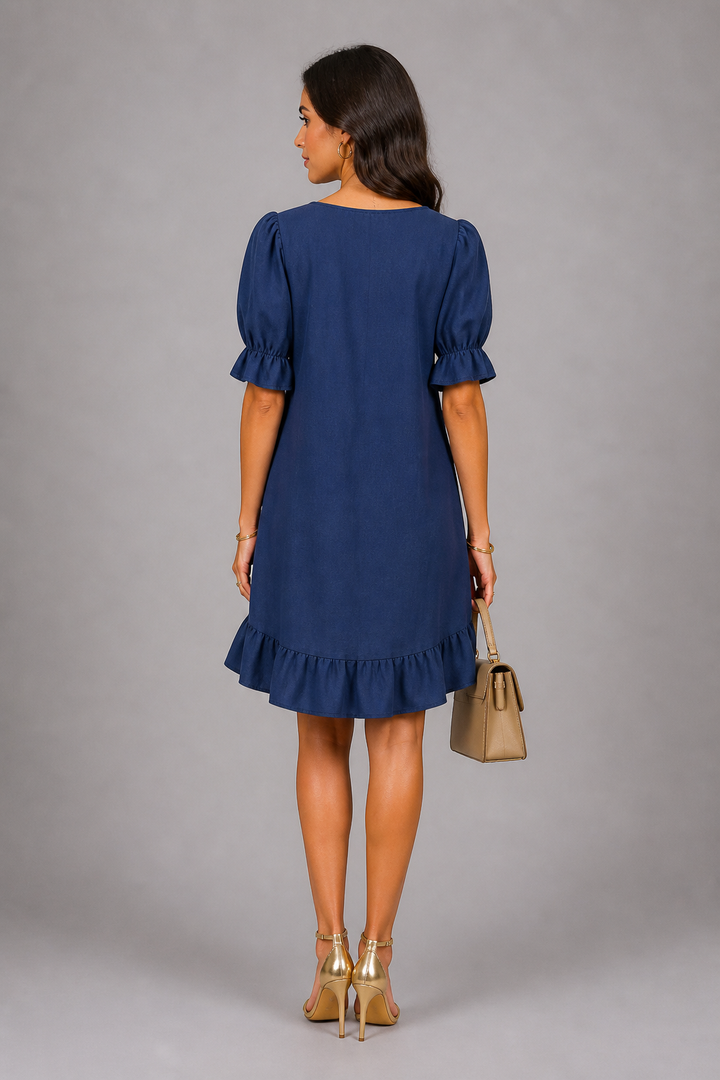 Elegant Sapphire Dress