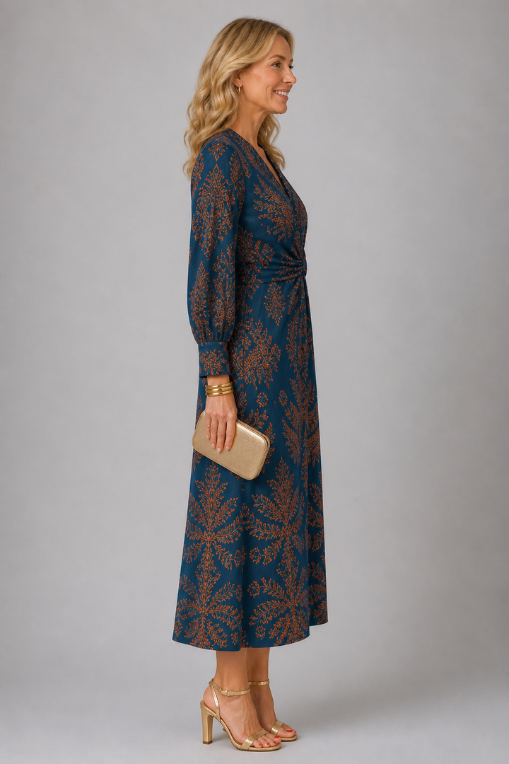Midnight Blossom Dress