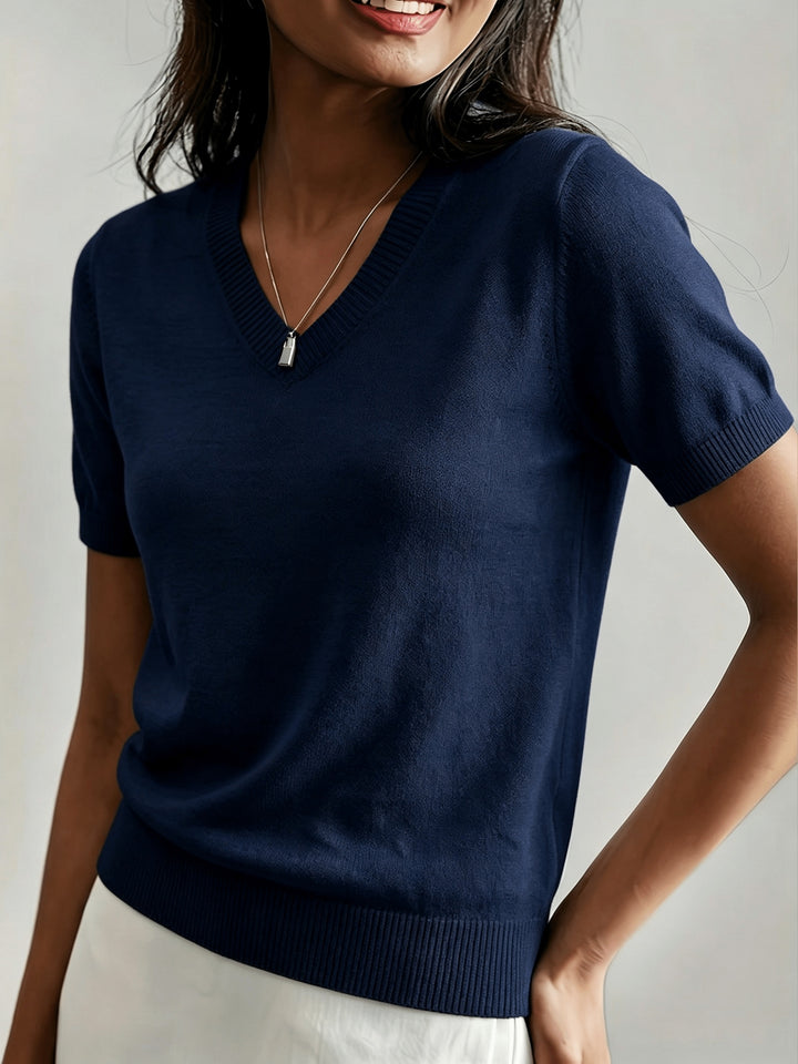 Cecily | Relaxed Short Sleeve Top