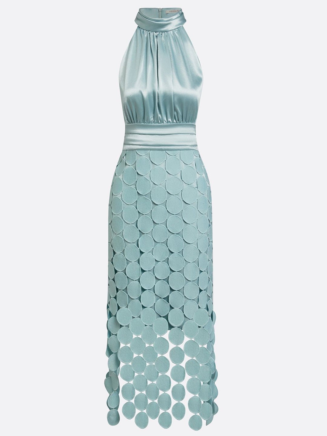 Claudia | Elegant Halter Midi Dress