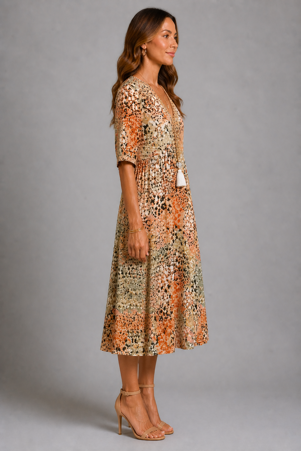 Radiant Floral Dress