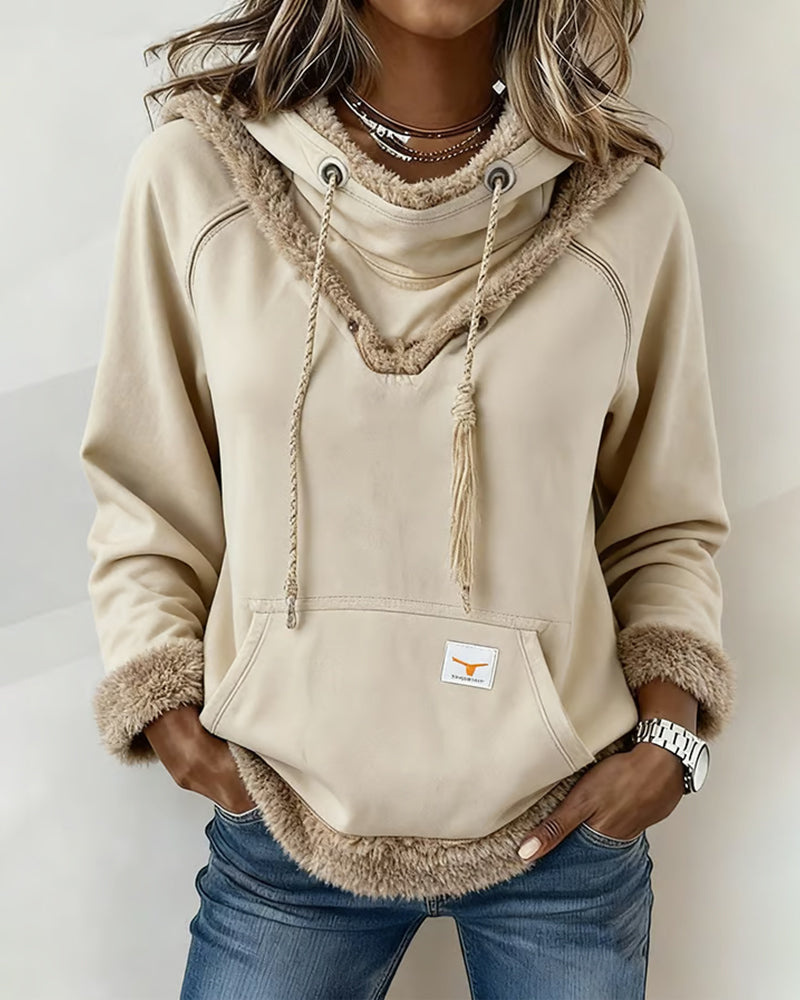 Hadley | Patchwork Pocket Hoodie