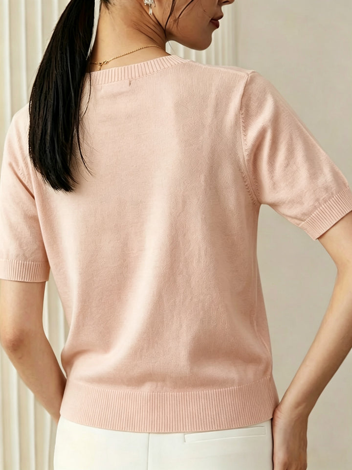 Cecily | Relaxed Short Sleeve Top