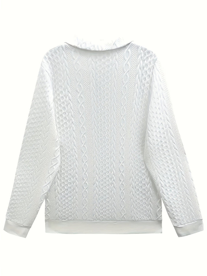 Hallie | Elegant Zipper Sweatshirt