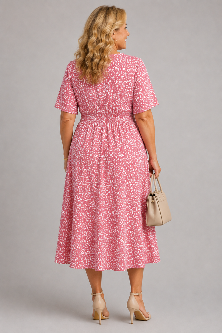 Francesca Elegant Midi Dress