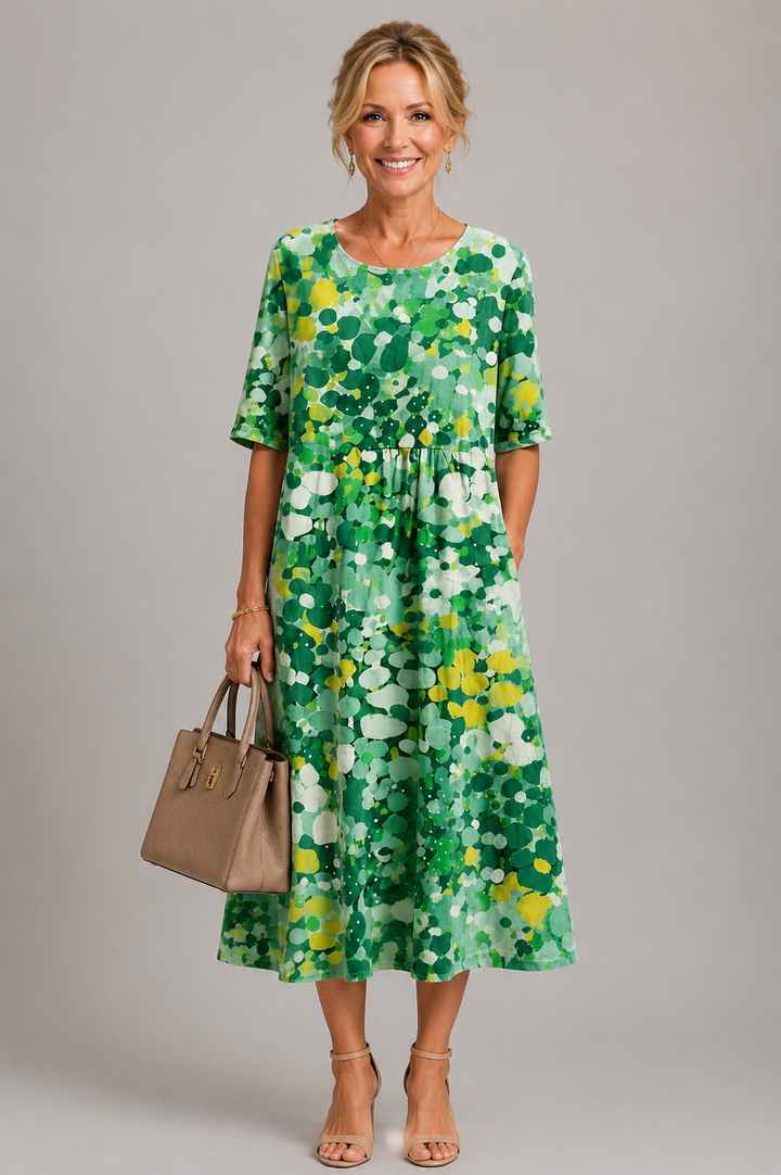 Chérie Elegant Midi Dress