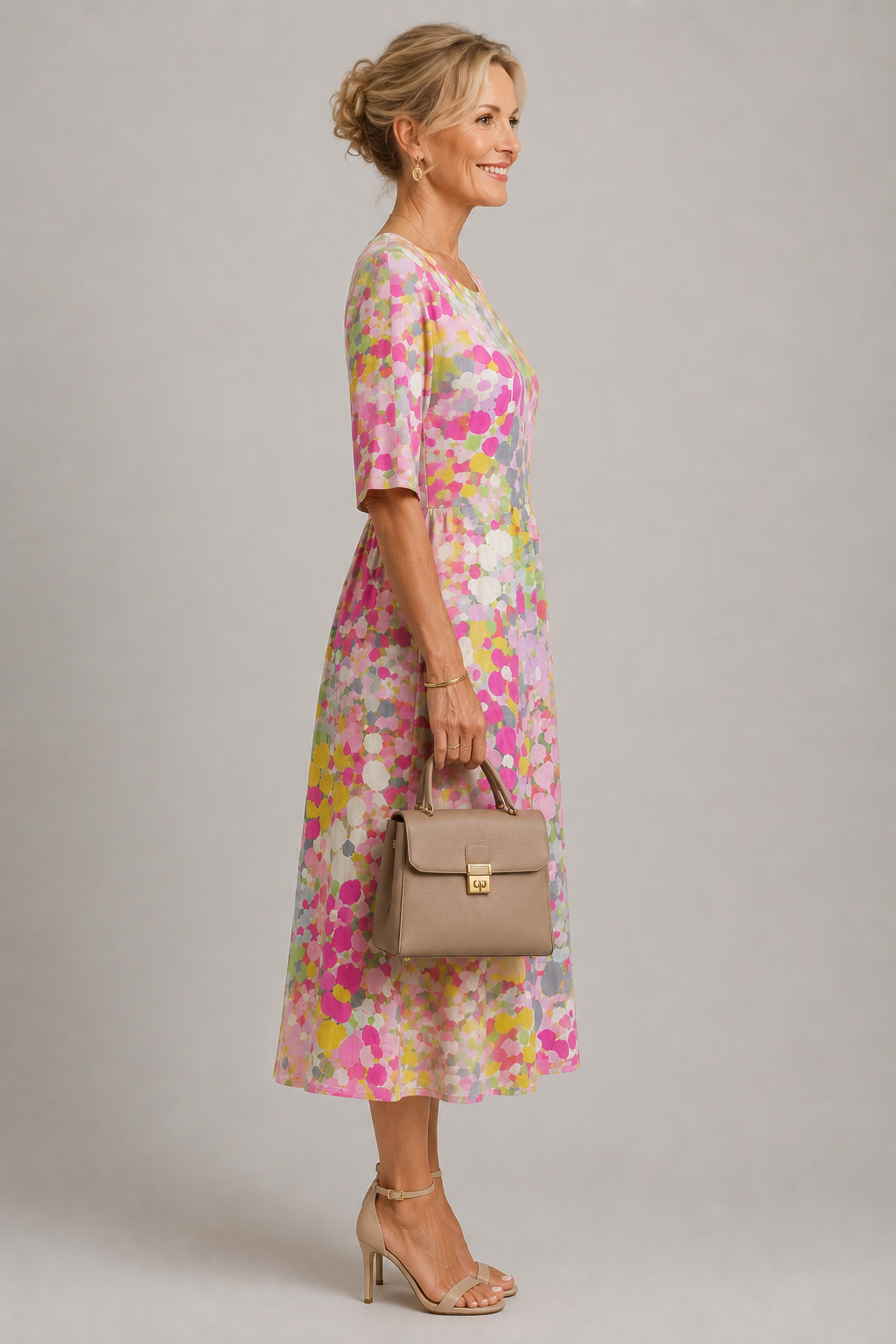Chérie Elegant Midi Dress