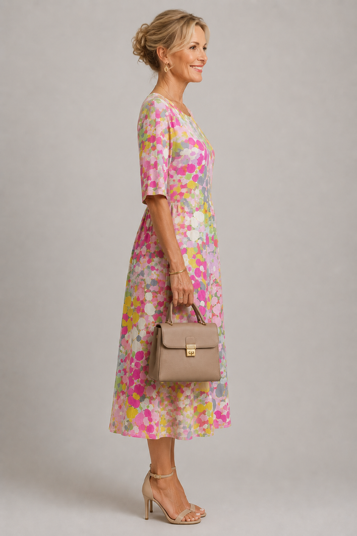 Chérie Elegant Midi Dress