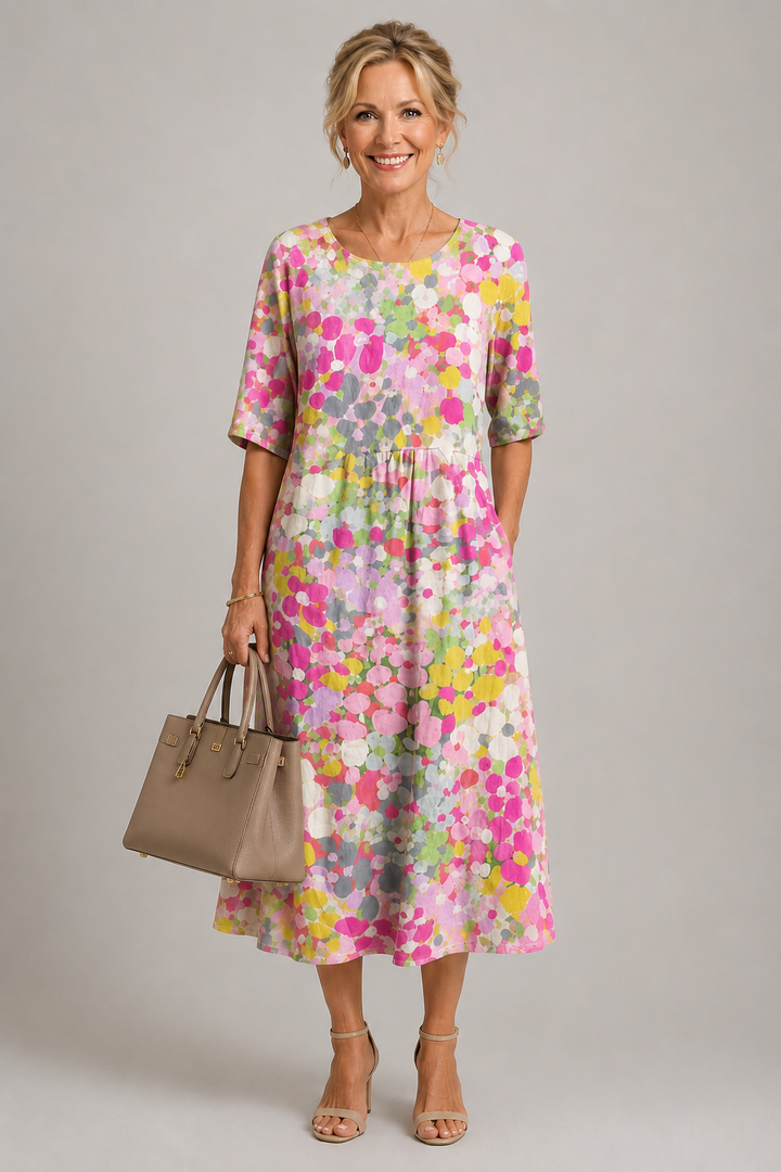 Chérie Elegant Midi Dress
