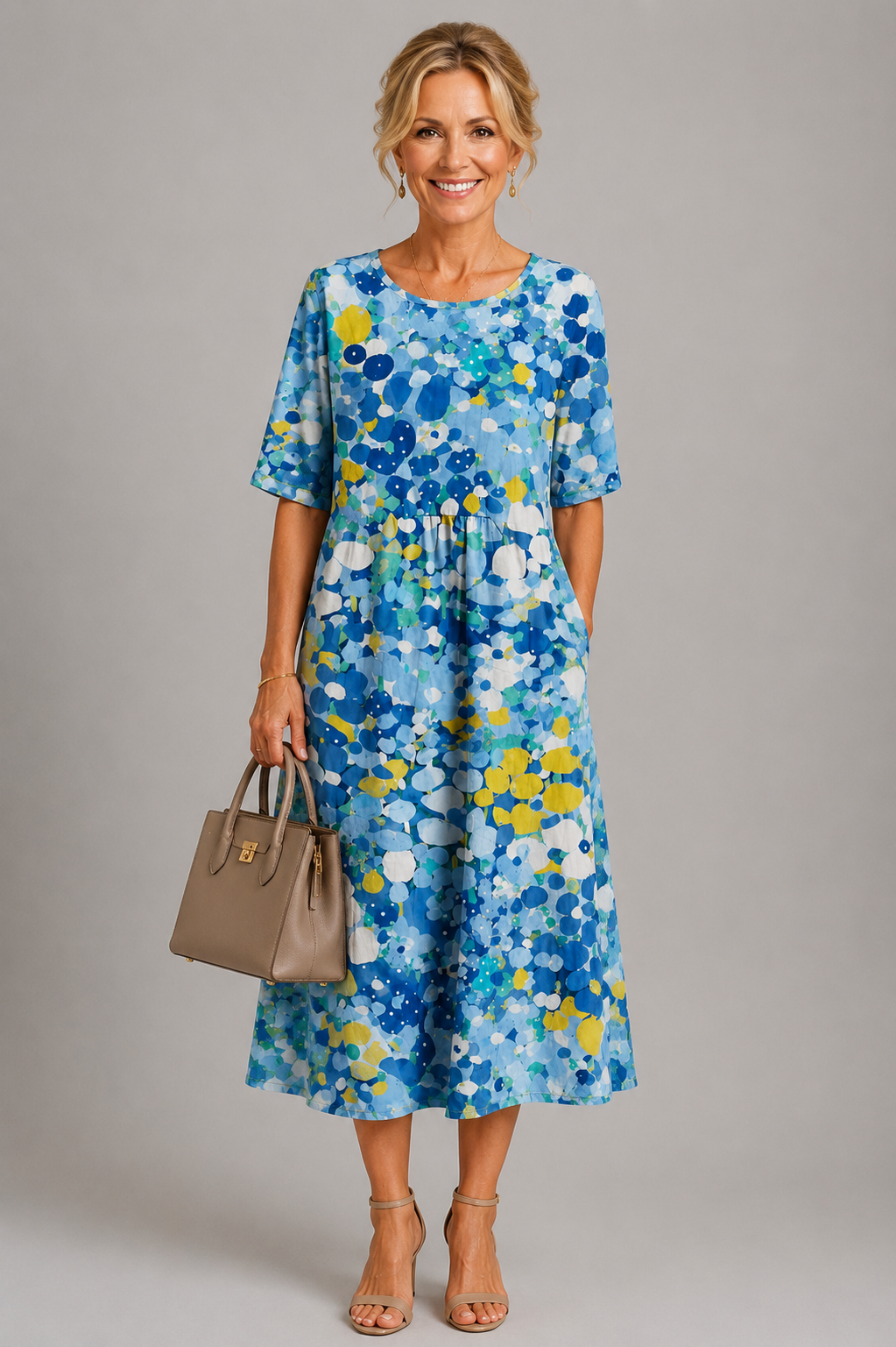 Chérie Elegant Midi Dress