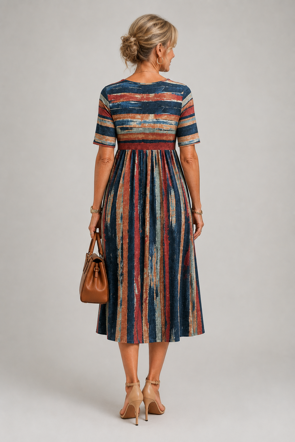 Elegant Noëlle Midi Dress