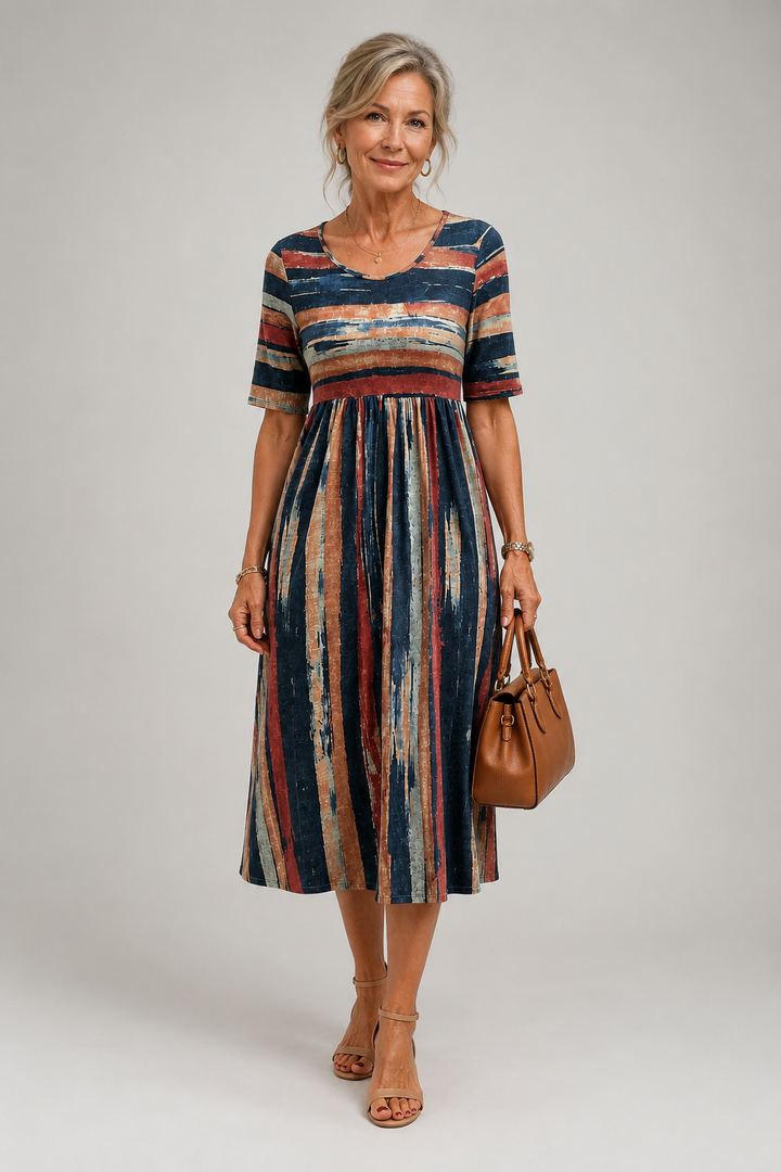 Elegant Noëlle Midi Dress