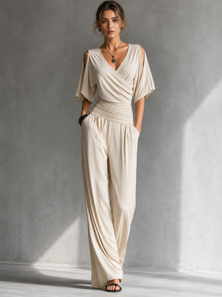 Giselle | Elegant Wrap Jumpsuit