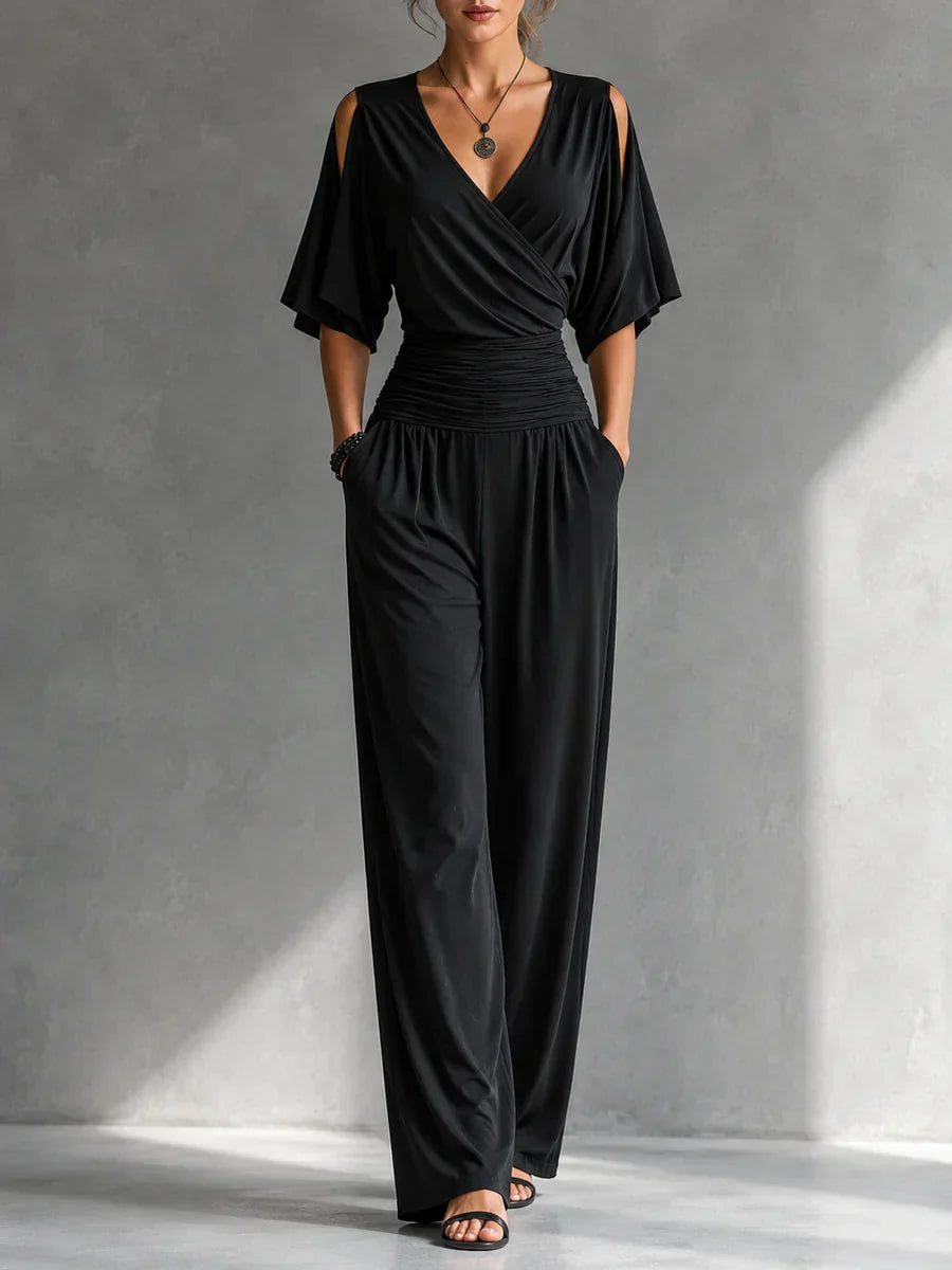 Giselle | Elegant Wrap Jumpsuit