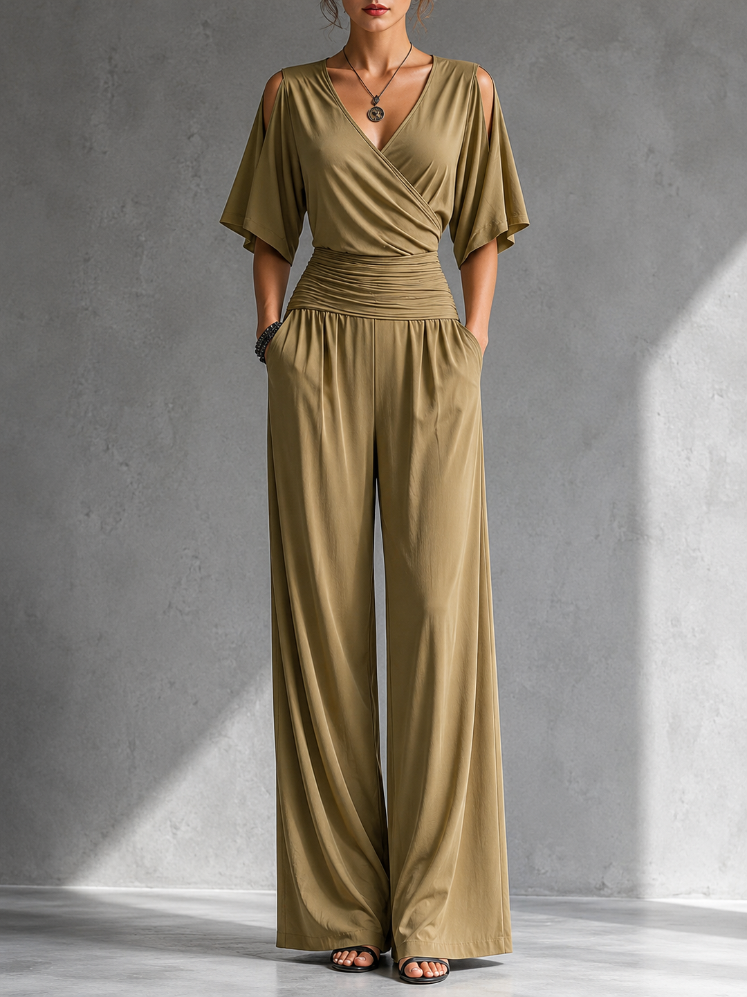 Giselle | Elegant Wrap Jumpsuit