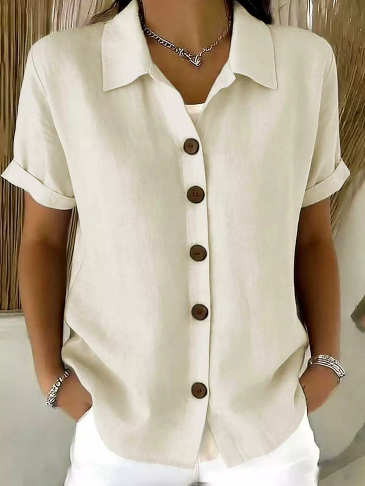 Aurélia | Classic Button-Up Shirt