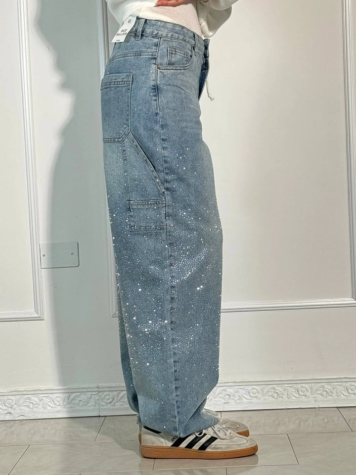 Elena Sparkle Balloon Jeans