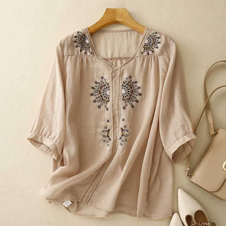 Georgia | Linen Blouse
