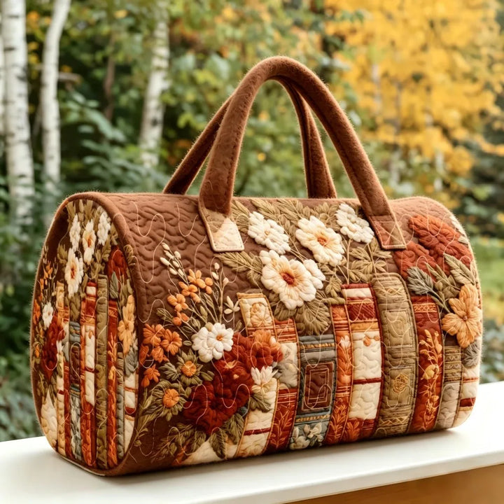 Clara | Vintage Book & Floral Handbag