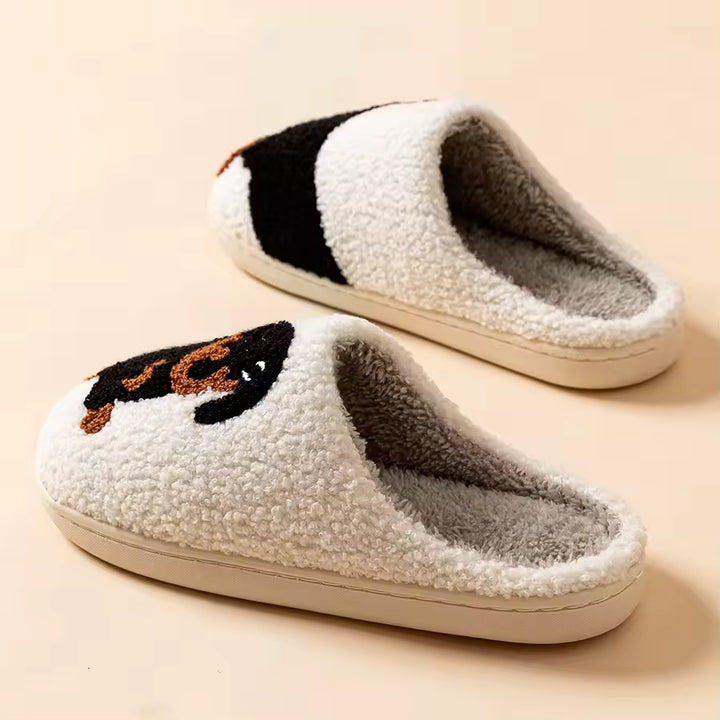 Pippa | Embroidered House Slippers
