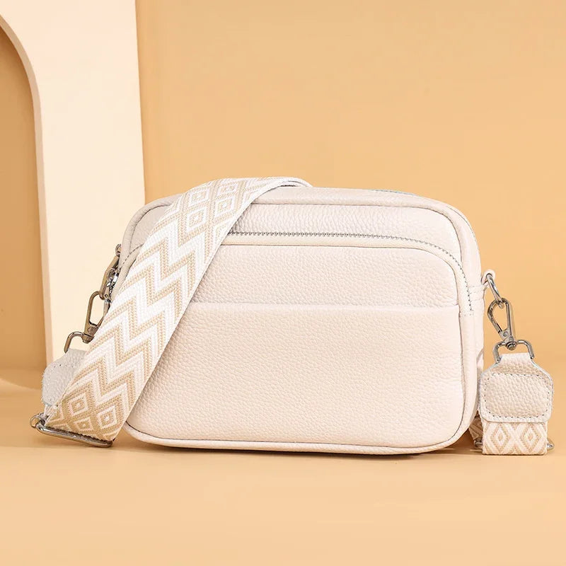 Talia | Refined Leather Shoulder Bag