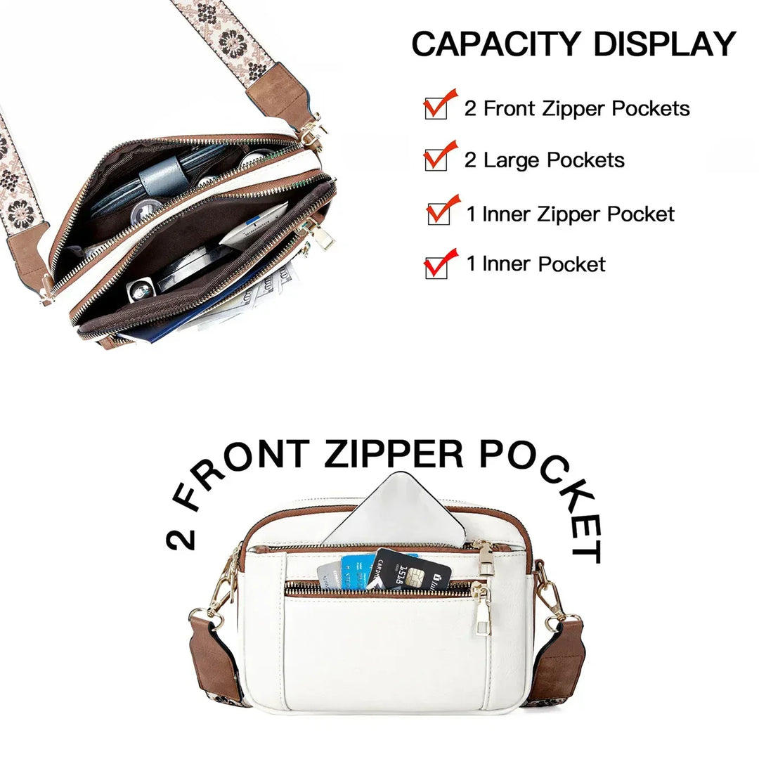 Edith | Refined Leather Shoulder Bag